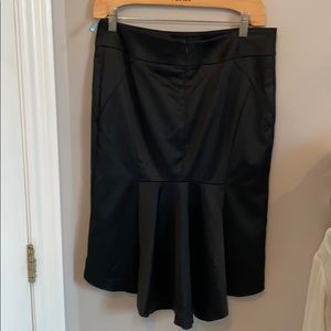 Marciano Black Midi Flared Pencil Skirt